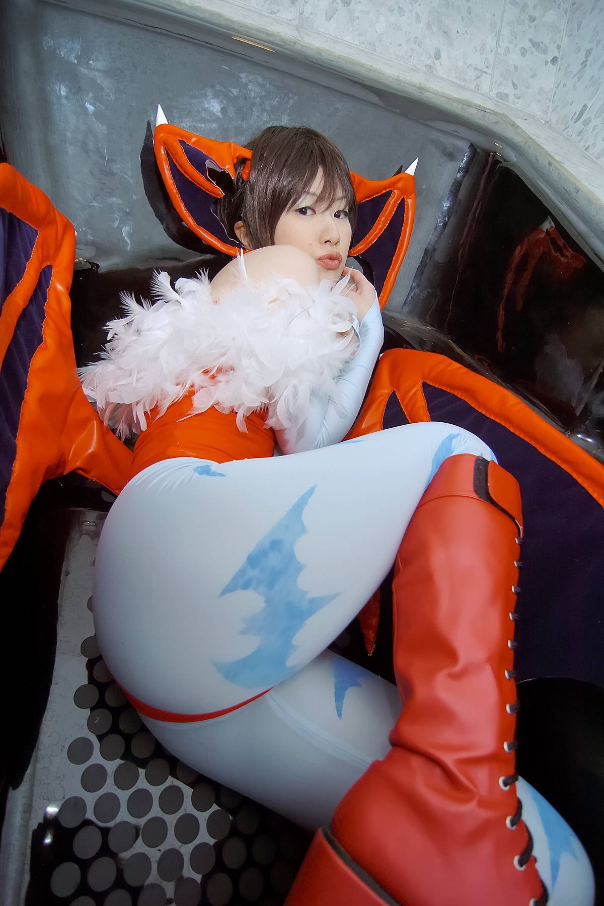 [Cosplay] 2013.04.08 Hot Lilith and Morrigan sexy Cosplay